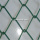 Πράσινο επικαλυμμένο με αλυσίδα φράχτη αλυσίδας PVC / διαμάντι σύρμα
